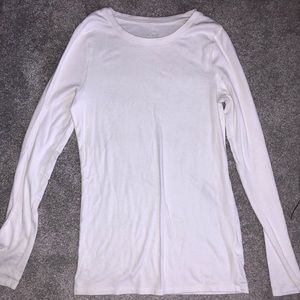 white long sleeve t-shirt